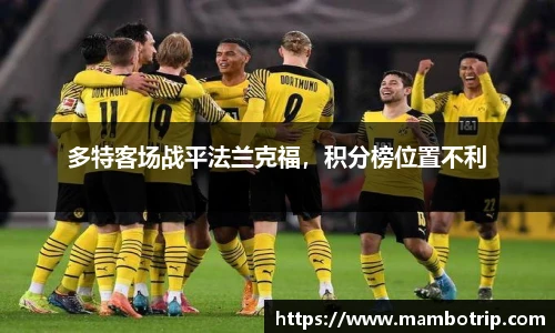 多特客场战平法兰克福，积分榜位置不利